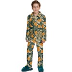 Neroli Blossom Kids  Long Sleeve Velvet Pajamas Set