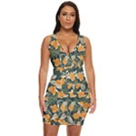 Neroli Blossom Draped Bodycon Dress