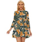 Neroli Blossom Long Sleeve Babydoll Dress