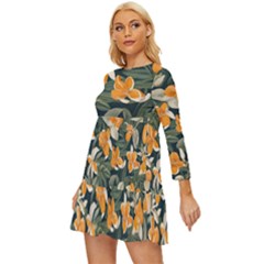 Long Sleeve Babydoll Dress 