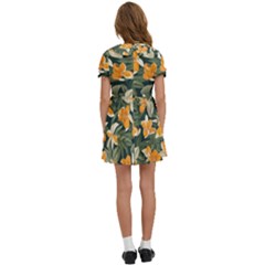 Kids  Sweet Collar Dress 