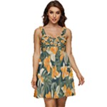 Neroli Blossom Ruffle Strap Babydoll Chiffon Dress