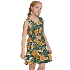 Kids  Sleeveless Tiered Mini Dress 