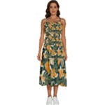 Neroli Blossom Sleeveless Shoulder Straps Boho Dress