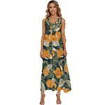 Neroli Blossom V-Neck Sleeveless Loose Fit Overalls