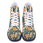 Neroli Blossom Women s High-Top Canvas Sneakers