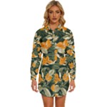 Neroli Blossom Womens Long Sleeve Shirt Dress