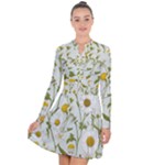 Sunflowers Long Sleeve Panel Dress