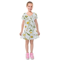 Sunflowers Kids  Short Sleeve Velvet Dress from ArtsNow.com