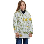 Sunflowers Kids  Hooded Longline Puffer Jacket