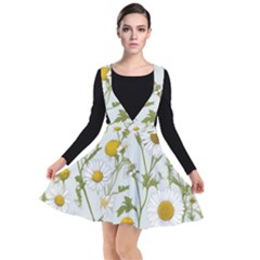 Plunge Pinafore Dress 