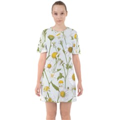 Sixties Short Sleeve Mini Dress 