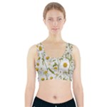 Sunflowers Sports Bra With Pocket