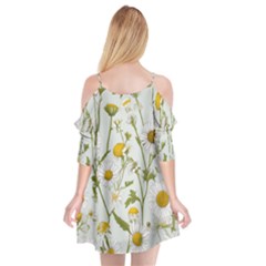 Cutout Spaghetti Strap Chiffon Dress 
