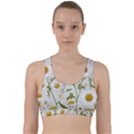 Sunflowers Back Weave Sports Bra