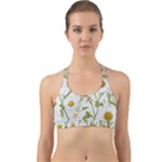 Sunflowers Back Web Sports Bra