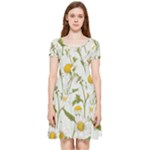 Sunflowers Inside Out Cap Sleeve Dress