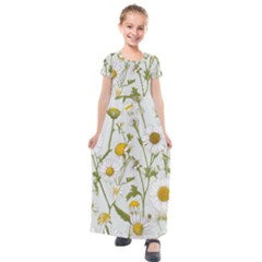 Kids  Short Sleeve Maxi Dress 
