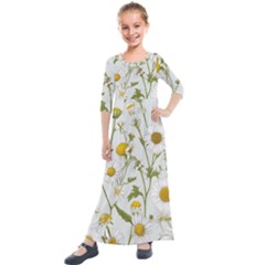 Kids  Quarter Sleeve Maxi Dress 