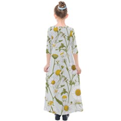 Kids  Quarter Sleeve Maxi Dress 