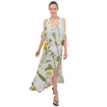 Sunflowers Maxi Chiffon Cover Up Dress