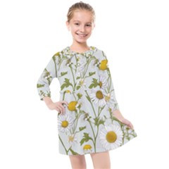 Kids  Quarter Sleeve Shirt Dress 