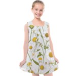 Sunflowers Kids  Cross Back Dress