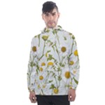 Sunflowers Men s Front Pocket Pullover Windbreaker