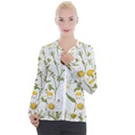 Sunflowers Casual Zip Up Jacket