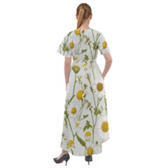 Front Wrap High Low Dress 