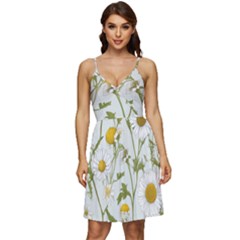 V-Neck Pocket Summer Dress  