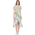 Sunflowers High Low Boho Dress