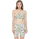 Sunflowers Stretch Shorts and Tube Top Set