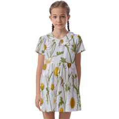Kids  Asymmetric Collar Dress 