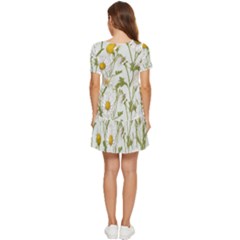 Tiered Short Sleeve Babydoll Dress 