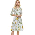 Sunflowers Classy Knee Length Dress