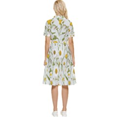 Button Top Knee Length Dress 