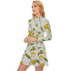 Long Sleeve Velour Longline Dress 