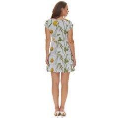 Short Sleeve Tiered Mini Dress 