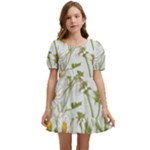 Sunflowers Kids  Short Sleeve Dolly Dress