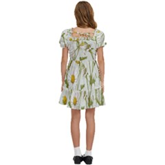Kids  Puff Sleeved Dress 