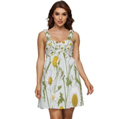 Ruffle Strap Babydoll Chiffon Dress 