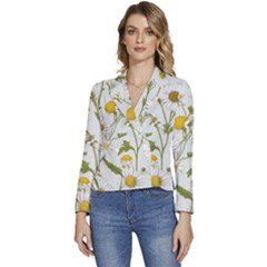 Women s Long Sleeve Revers Collar Cropped Jacket 