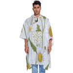 Sunflowers Men s Hooded Rain Ponchos
