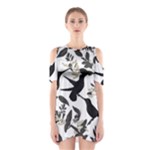 Blackbirds Shoulder Cutout One Piece Dress