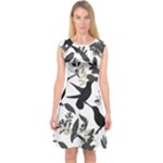 Blackbirds Capsleeve Midi Dress