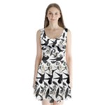 Blackbirds Split Back Mini Dress 