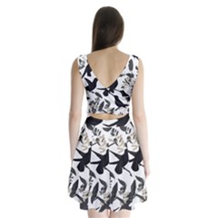 Split Back Mini Dress  