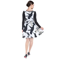 Plunge Pinafore Dress 