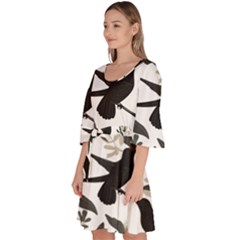Velour Kimono Dress 